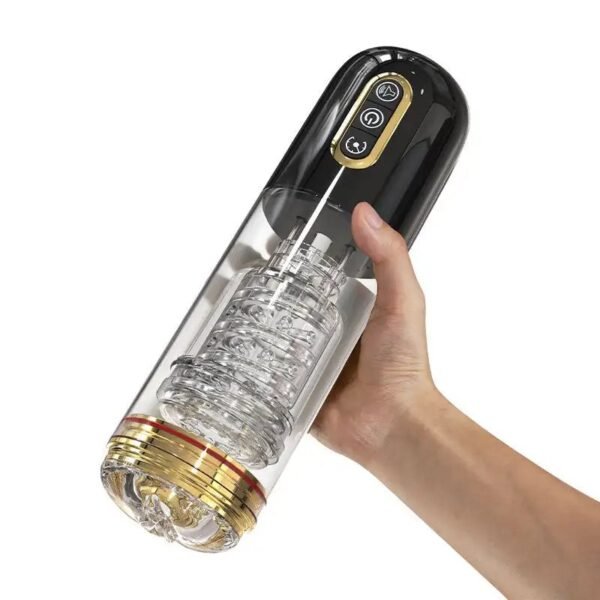 lovesvibe masturbation cup 10 thrusting rotation & sucking male masturbator