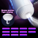 Tifforun Spaceship Pro Automatic Male Masturbator with 9 Vibration & 9 Sucking Heating Voice Functions Male Stroker