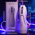 Tifforun Spaceship Pro Automatic Male Masturbator with 9 Vibration & 9 Sucking Heating Voice Functions Male Stroker