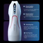 Tifforun Spaceship Pro Automatic Male Masturbator with 9 Vibration & 9 Sucking Heating Voice Functions Male Stroker