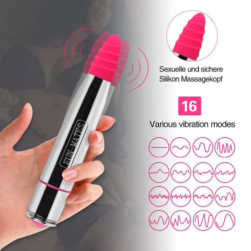 Lovesvibe Waterproof Bullet Vibrator with 16 Vibration Modes Whisper Quiet Operation 6