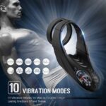 Lovesvibe 10 Modes Soft Elastic Waterproof Double Vibrating Cock Rings