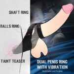 Lovesvibe 10 Modes Soft Elastic Waterproof Double Vibrating Cock Rings
