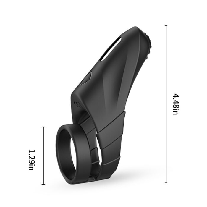 Lovesvibe 10 Modes Soft Elastic Waterproof Double Vibrating Cock Rings
