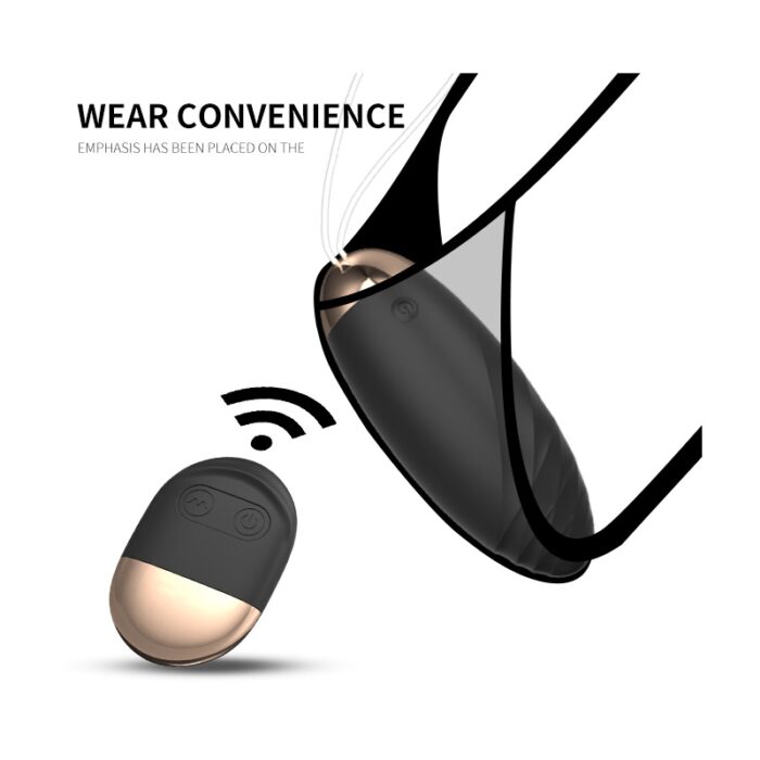 Lovesvibe 10 Powerful Vibrating Mini Egg Vibrator with Remote Control G-Spot Klitoris Stimulator