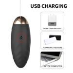 Lovesvibe 10 Powerful Vibrating Mini Egg Vibrator with Remote Control G-Spot Klitoris Stimulator