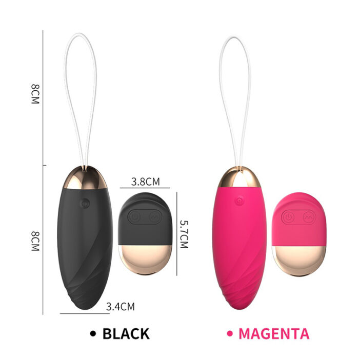 Lovesvibe 10 Powerful Vibrating Mini Egg Vibrator with Remote Control G-Spot Klitoris Stimulator