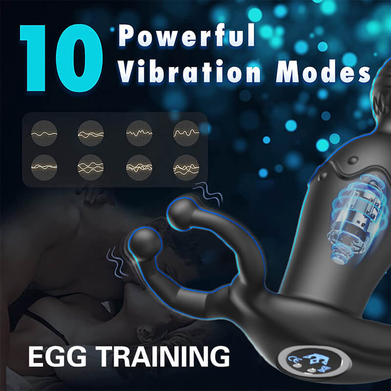 Lovesvibe 10 Powerful Vibration Modes Anal Beads App Remote Control Anal Vibrator for Anus Stimulation