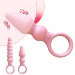Lovesvibe 10 Vibration Modes Anal Beads Dildo Anal Plug Vaginal Balls for Solos & Couple Plays