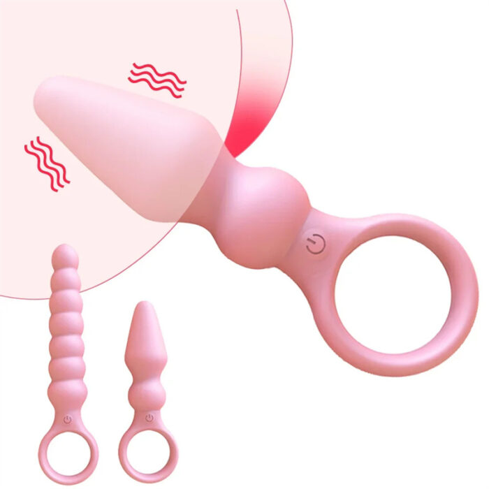 Lovesvibe 10 Vibration Modes Anal Beads Dildo Anal Plug Vaginal Balls for Solos & Couple Plays