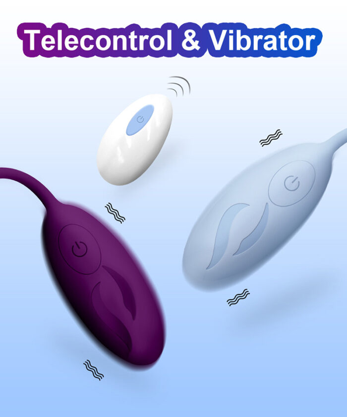 Lovesvibe 12 Vibration Bullet Vibrator & Egg Vibrator with Remote Control for Female Masturbation