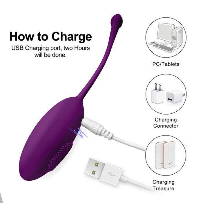 Lovesvibe 12 Vibration Bullet Vibrator & Egg Vibrator with Remote Control for Female Masturbation