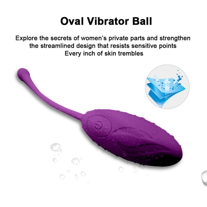 Lovesvibe 12 Vibration Bullet Vibrator & Egg Vibrator with Remote Control for Female Masturbation