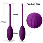 Lovesvibe 12 Vibration Bullet Vibrator & Egg Vibrator with Remote Control for Female Masturbation
