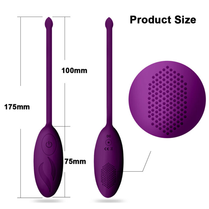 Lovesvibe 12 Vibration Bullet Vibrator & Egg Vibrator with Remote Control for Female Masturbation