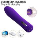 Lovesvibe 20 Vibration Silicone Massage Rechargeable Av Bullet Vibrator for Solos or Couples Play