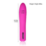 Lovesvibe 20 Vibration Silicone Massage Rechargeable Av Bullet Vibrator for Solos or Couples Play