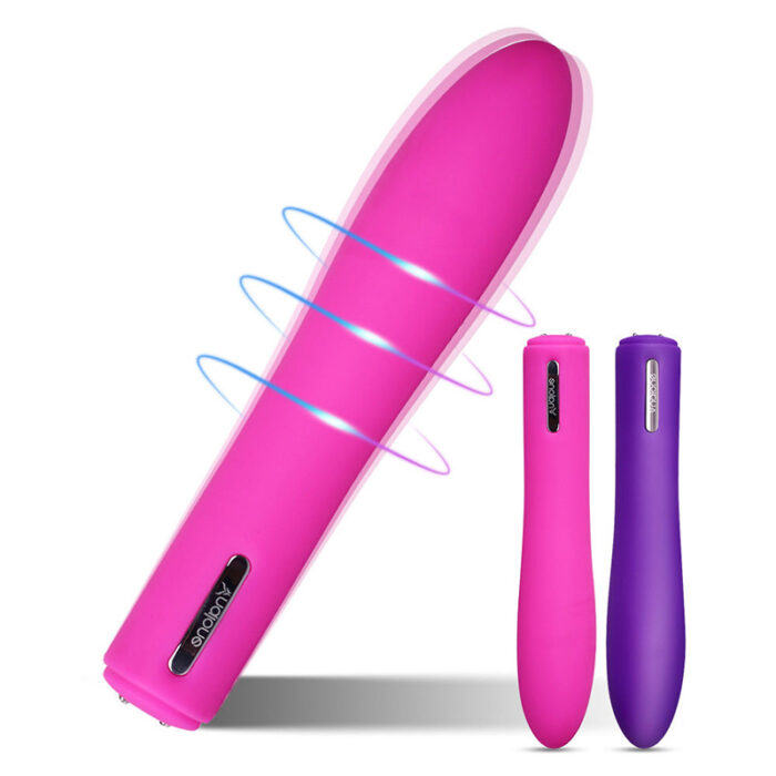Lovesvibe 20 Vibration Silicone Massage Rechargeable Av Bullet Vibrator for Solos or Couples Play