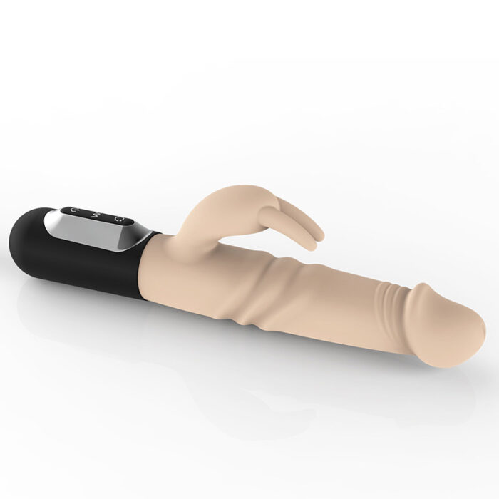 Lovesvibe 3 Thrusting & Rotating 3 Speed & 7 Patterns Waterproof Rabbit Vibrator