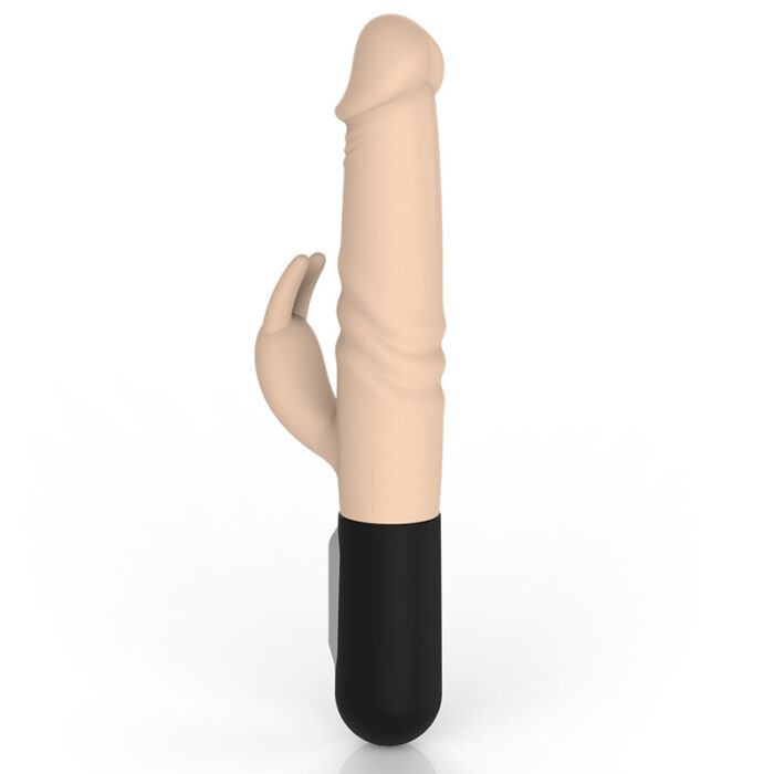 Lovesvibe 3 Thrusting & Rotating 3 Speed & 7 Patterns Waterproof Rabbit Vibrator