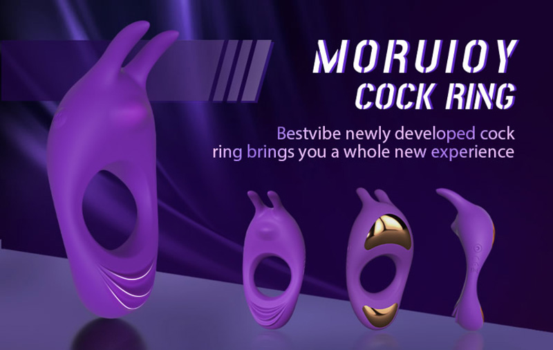 Lovesvibe 9 Vibrating Mens Silicone Rabbit Cock Ring for Penis Stimulation 5