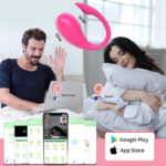 Lovesvibe 9 Vibration Clitoris Stimulator Egg Vibrators App Remote Control G Spot Massager