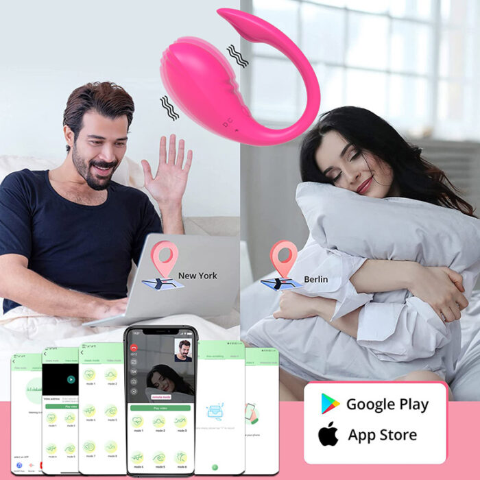 Lovesvibe 9 Vibration Clitoris Stimulator Egg Vibrators App Remote Control G Spot Massager