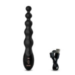 Lovesvibe 9 Vibration Modes Medical Silicone Vibrating Anal Beads Anal Vibrator with LED Screen