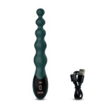 Lovesvibe 9 Vibration Modes Medical Silicone Vibrating Anal Beads Anal Vibrator with LED Screen