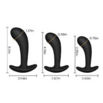 Lovesvibe Soft Silicone Training Bendable Butt Plug for Prostate Play Perfection - 3 PCS
