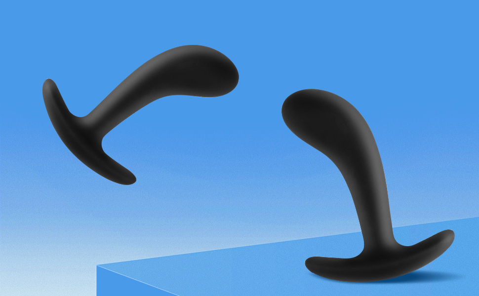 Lovesvibe Soft Silicone Training Bendable Butt Plug for Prostate Play Perfection - 3 PCS