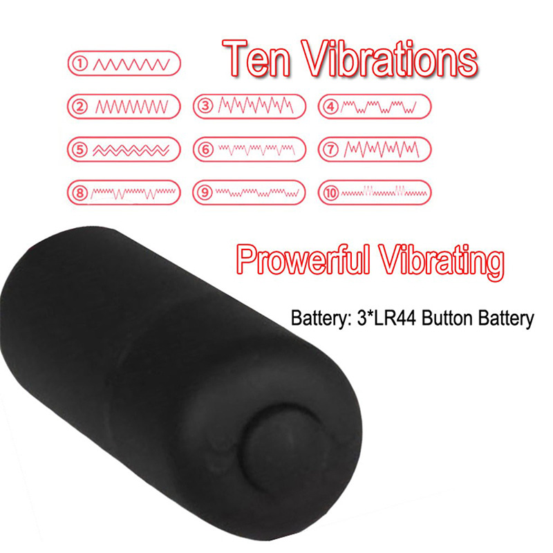 Lovesvibe Super Soft Silicone Mens Cock Ring with 10 Powerful Vibrating Modes 1