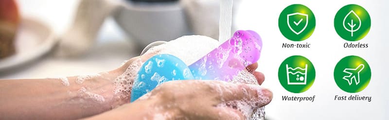 8 Inch Colorful Silicone Rainbow Dildo with Strong Suction Cup for G-Spot Prostate Play
