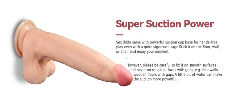 8.7 Inch Lifelike Texture Big Realistic Dildo Sex Toys for Women Men with Suction Cup