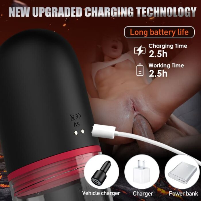 DREAMER Electric Penis Enlarge Vacuum Pump, 9 Vibrating 3 Sucking Penis Trainer Massager