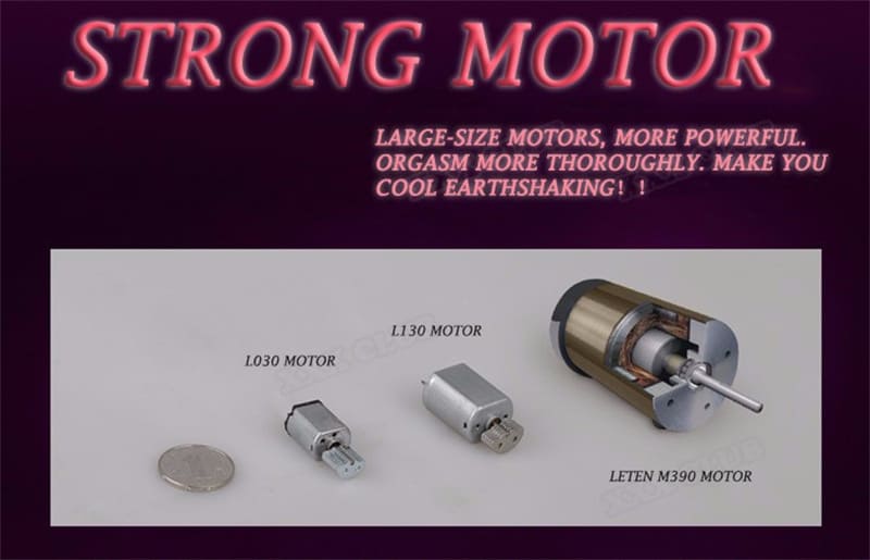 Leten 10 Vibration 6 Speed Strength Magic Wand Vibrator for Female Masturbation Orgasm
