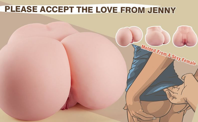 Jenny - 11 LB Life Sized Realistic Butt Masturbator 2 in 1 Vagina & Anus