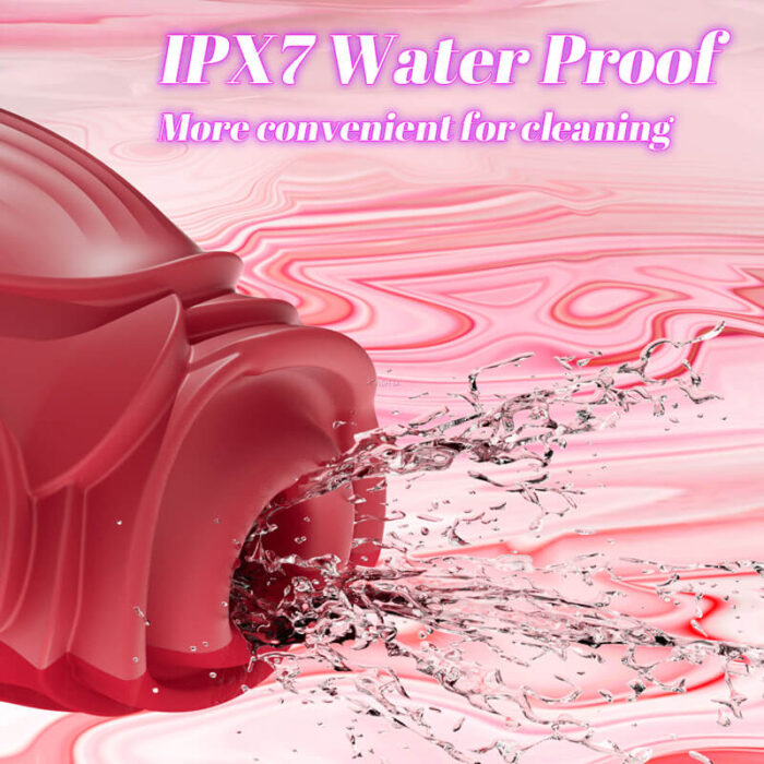 Lovesvibe 10 Powerful Vibration Sucking Rose Vibrator for Women Nipple Clit Sucker G-Spot Massager