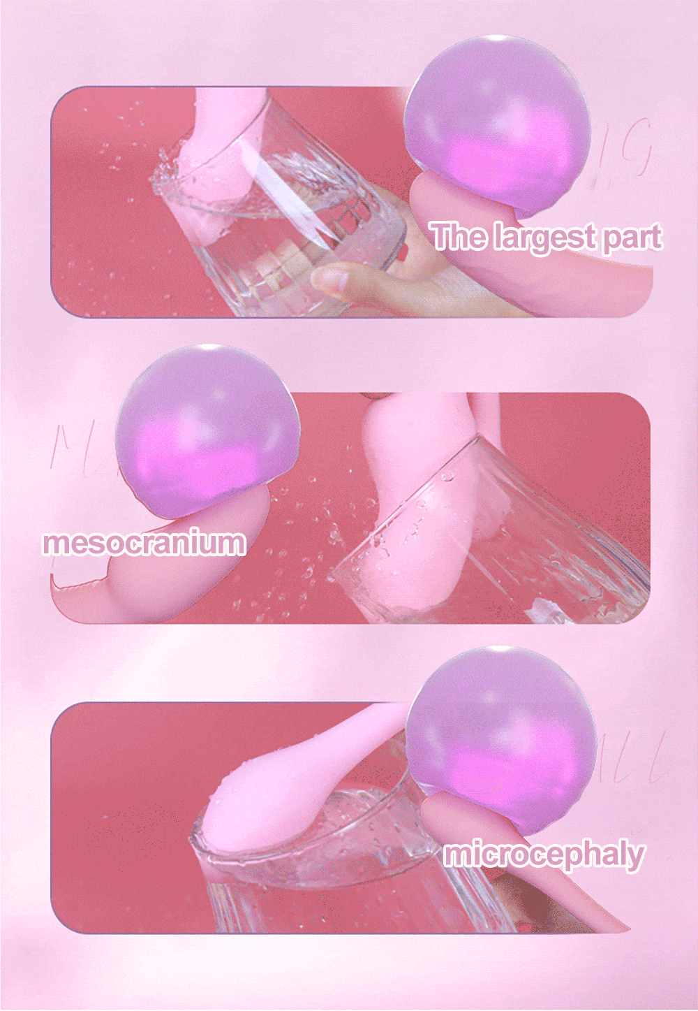Lovesvibe 10 Vibration 3 Head Strapless Dildo with Remote Control for Lesbian and LGBTQ Play 5