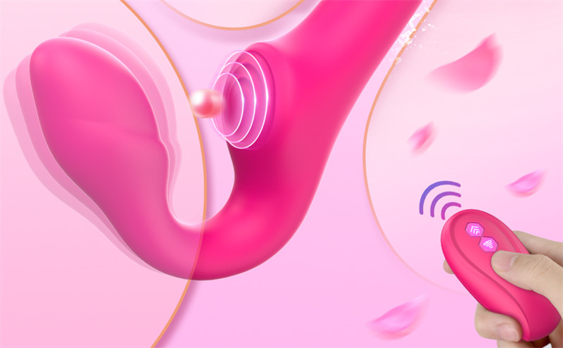 Lovesvibe 10 Vibration Double Ended Dildo with Remote Control, 3 Motors for Women Lesbians
