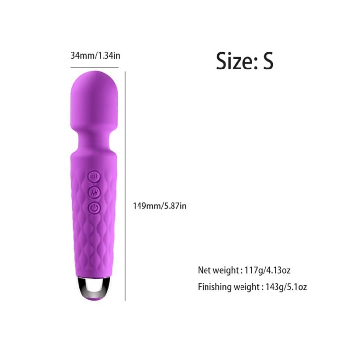 Lovesvibe 10 Vibration Magic Wand Vibrator for Women Clitoris Stimulator G Spot Massager