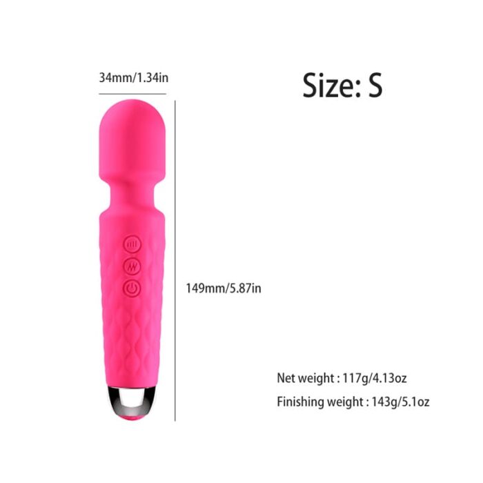 Lovesvibe 10 Vibration Magic Wand Vibrator for Women Clitoris Stimulator G Spot Massager