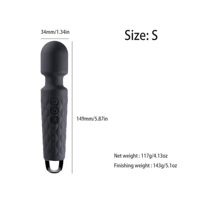 Lovesvibe 10 Vibration Magic Wand Vibrator for Women Clitoris Stimulator G Spot Massager