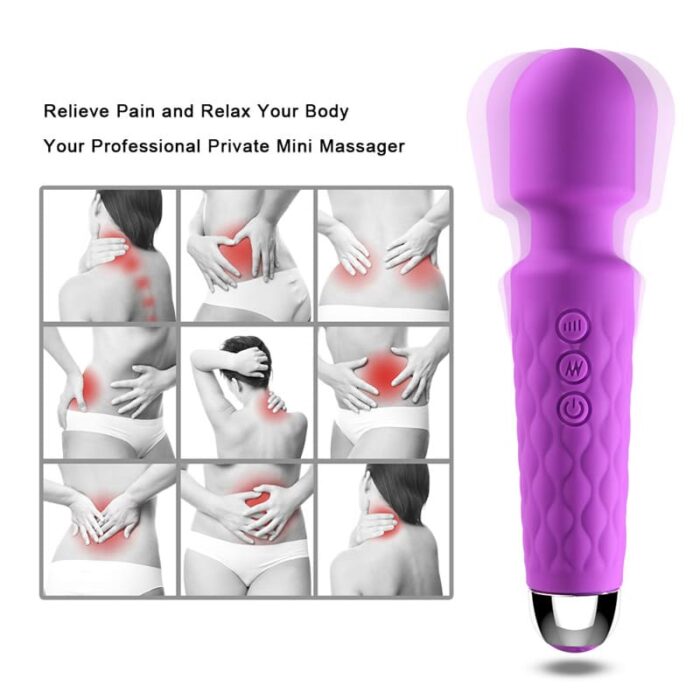 Lovesvibe 10 Vibration Magic Wand Vibrator for Women Clitoris Stimulator G Spot Massager