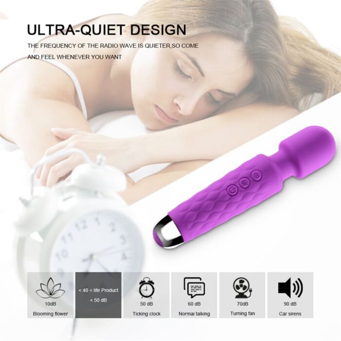 Lovesvibe 10 Vibration Magic Wand Vibrator for Women Clitoris Stimulator G Spot Massager