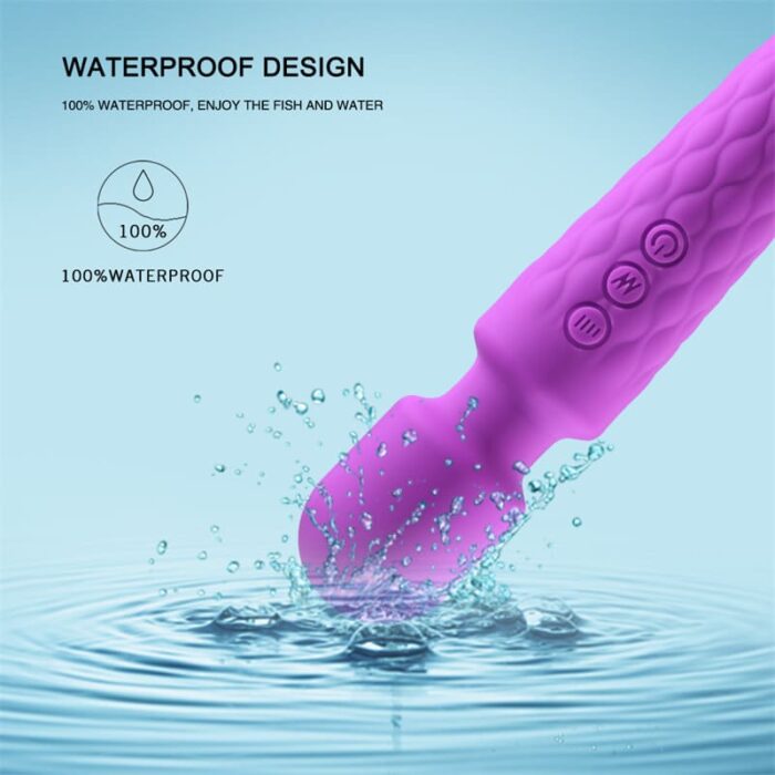 Lovesvibe 10 Vibration Magic Wand Vibrator for Women Clitoris Stimulator G Spot Massager