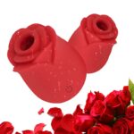 Lovesvibe 10 Vibration Sucking Rose Vibrator with Tongue Licking Clit Sucker Stimulation