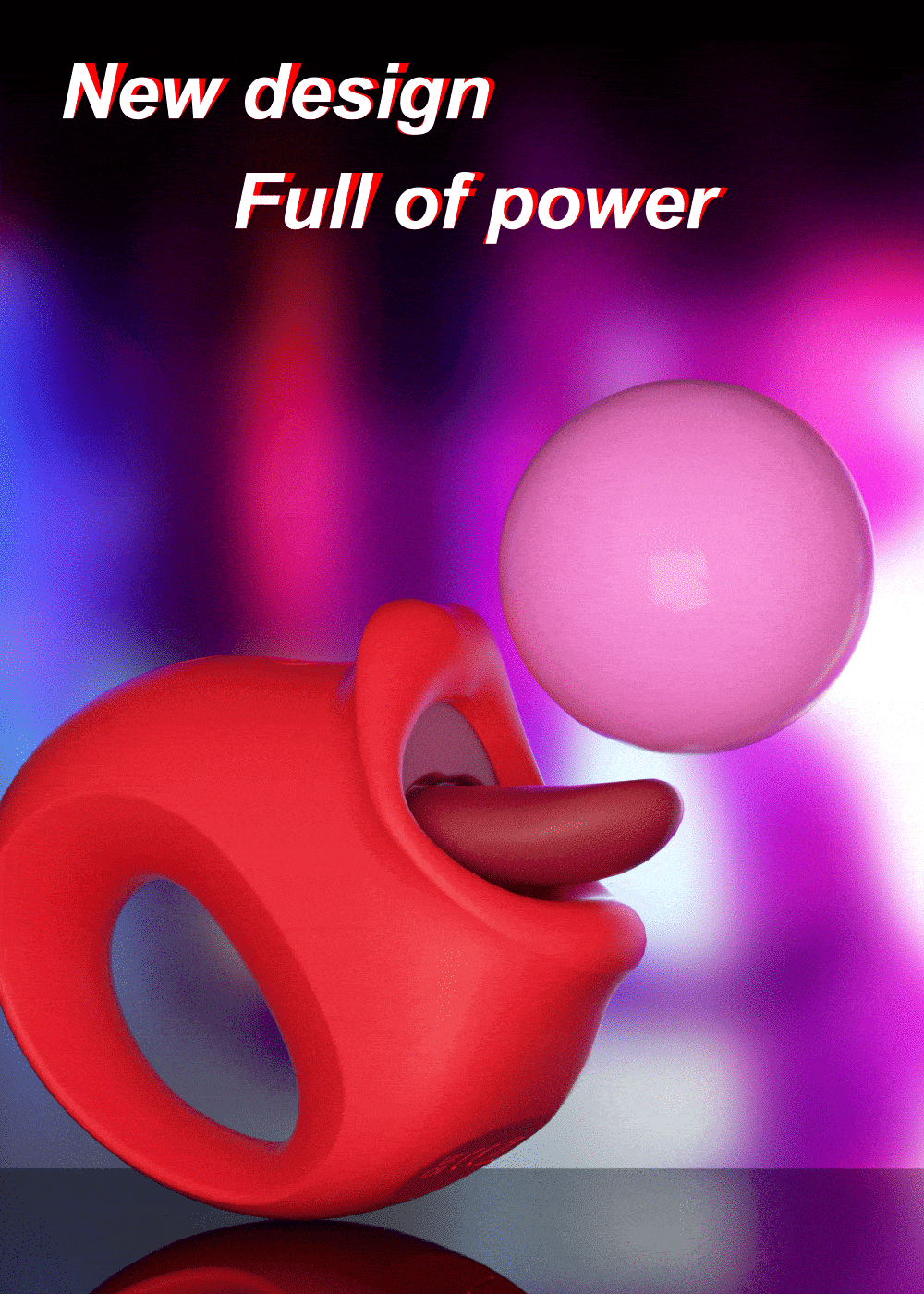 Lovesvibe 10 Vibration Tongue Licking Nipple Toy for Women Masturbation