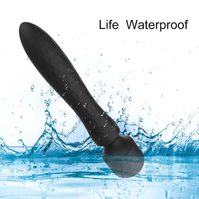 Lovesvibe 10 Vibrations Dual Motor Magic Wand Vibrator for Woman Clitoris Stimulation