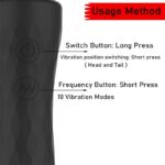 Lovesvibe 10 Vibrations Dual Motor Magic Wand Vibrator for Woman Clitoris Stimulation